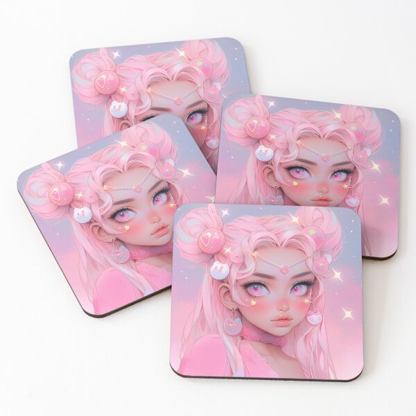 Item preview, Pink Anime Girl - Selection 19 designed and sold by ArtsyChaosArt.