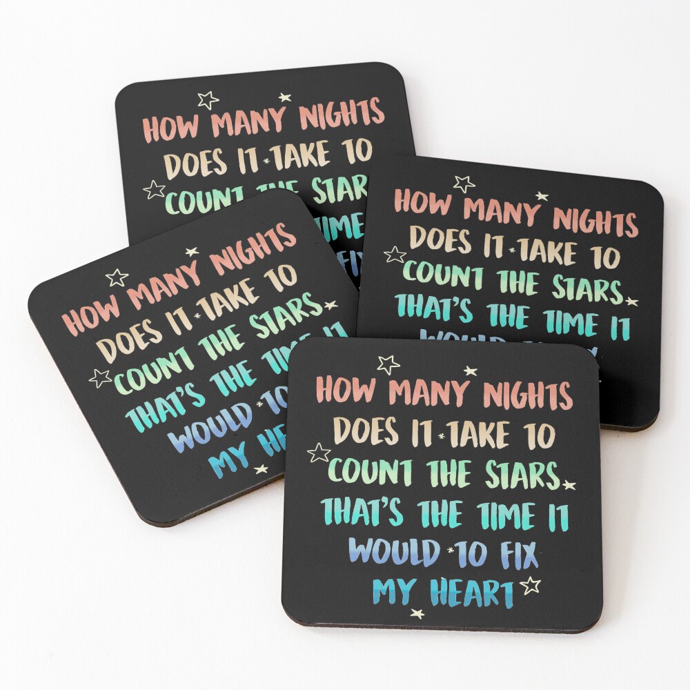 Item preview, Coasters (Set of 4) designed and sold by hellofanverse.