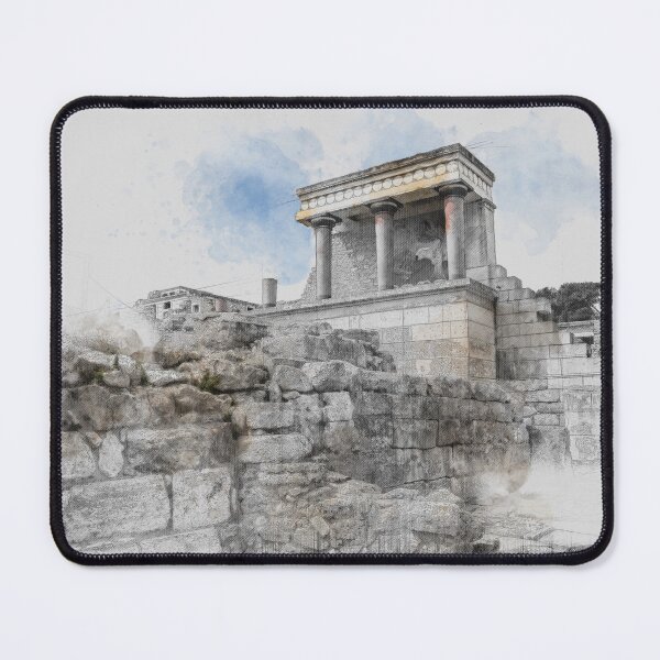 Item preview, art of Knossos Palace, Heraklion, Crete, Greece designed and sold by elgreko.