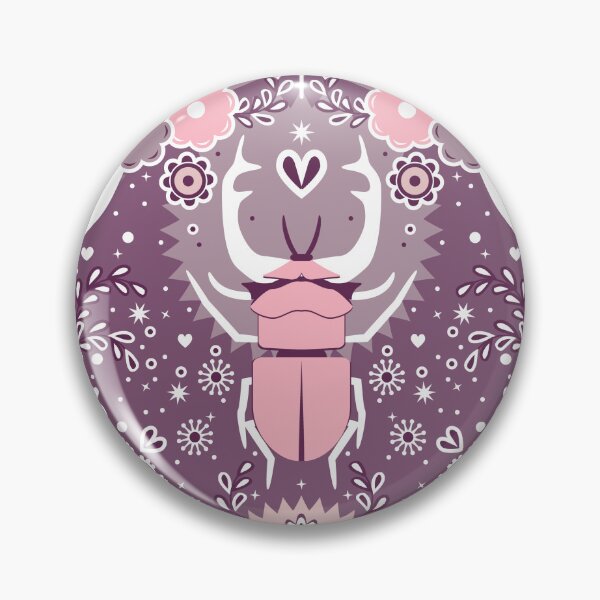 Item preview, Rhinoceros beetle, Lilac background  designed and sold by Alex  Blud.