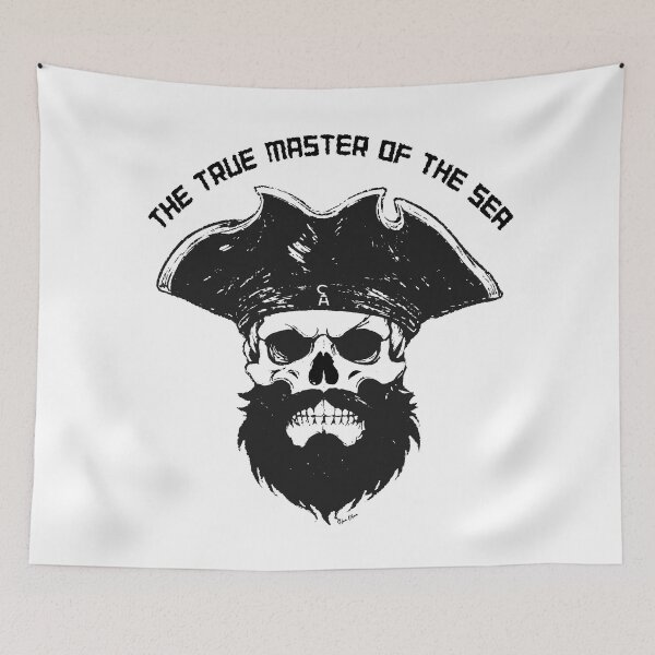 Item preview, Black and white Hook- the true master of the sea designed and sold by Hen-C-Art.