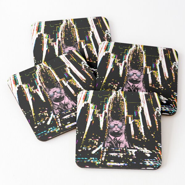 Item preview, kenror yellow city cat  designed and sold by Arttiiist.