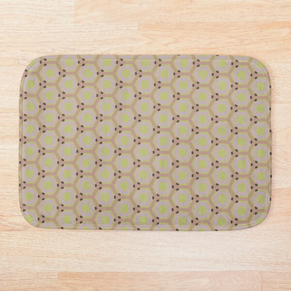 Item preview, Geometric Warm Neutrals Colorful Honeycomb Hexagons designed and sold by Triplicate Limited.
