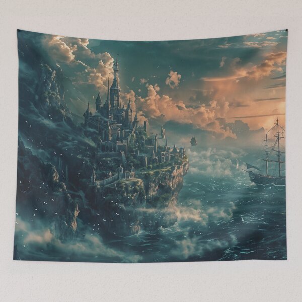 Item preview, Sunset Citadel: The Floating Palace designed and sold by oanaunciuleanu.