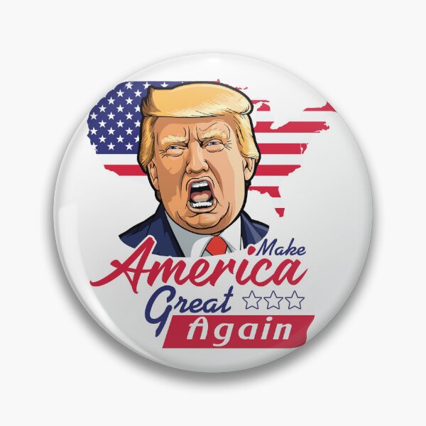 Item preview, Make America Great Again T-shirt, sticker and pin buttons designed and sold by Billium Halder.