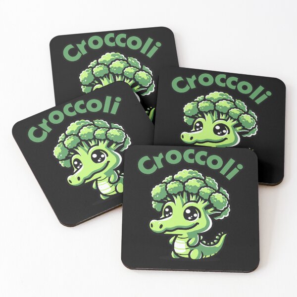 Item preview, Croccoli T-Shirt: Kawaii Crocodile with Broccoli Head - Cute Pun Design designed and sold by DesignedByMarty.