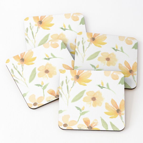 Item preview, Sweet yellow flower watercolor seamless pattern.soft pastel colors water color seamless pattern for beauty products or other designed and sold by bvdesignart.