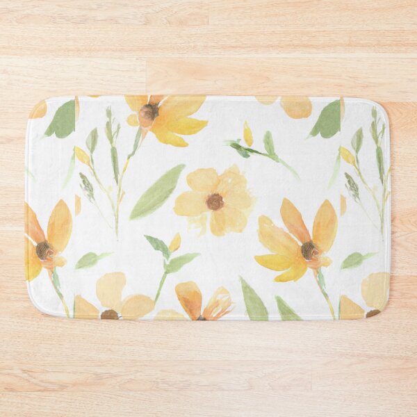 Item preview, Sweet yellow flower watercolor seamless pattern.soft pastel colors water color seamless pattern for beauty products or other designed and sold by bvdesignart.