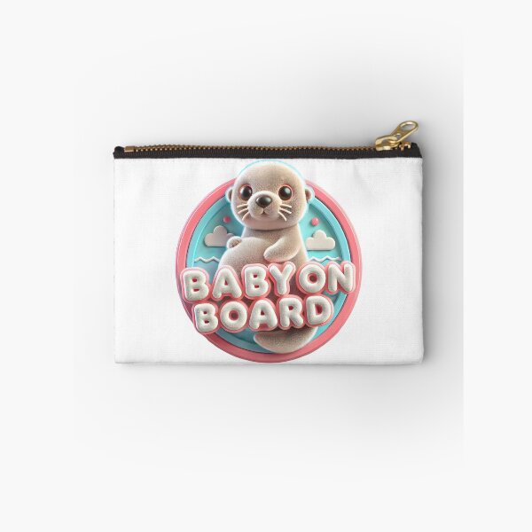 Item preview, Baby on Board Announcement - Adorable Otter Themed Baby Announcement designed and sold by StyLeHi.
