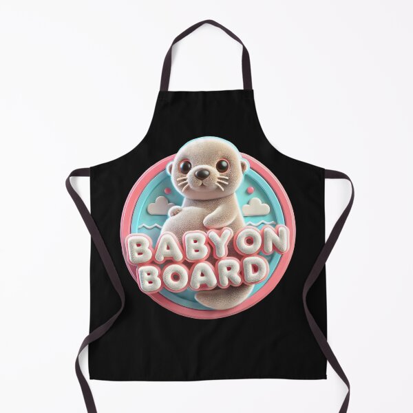 Item preview, Baby on Board Announcement - Adorable Otter Themed Baby Announcement designed and sold by StyLeHi.