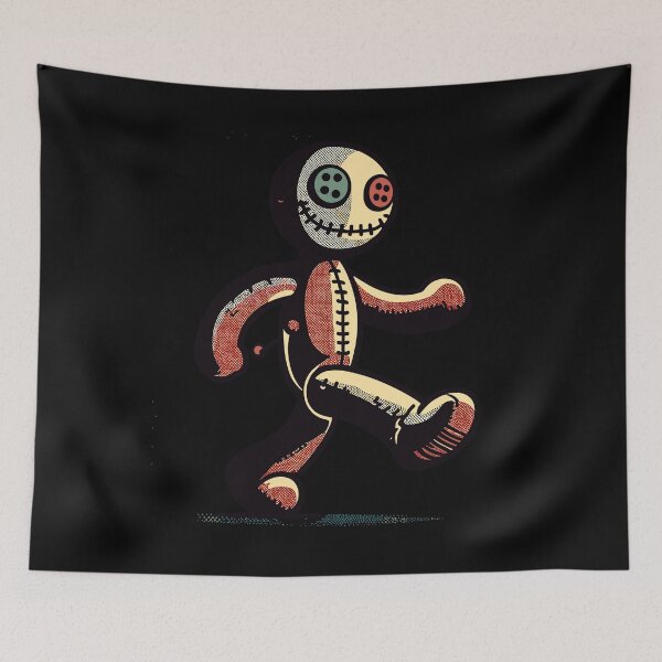 Item preview, Voodoo Doll Halloween Costume Decoration Creepy designed and sold by LuminOrb.