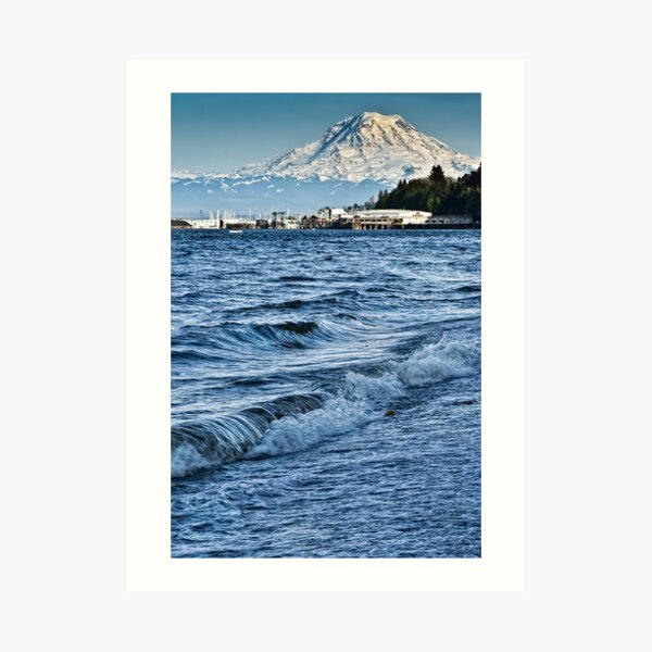 Overlooking the Sound Art Print