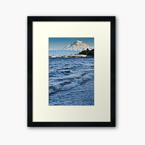 Overlooking the Sound Framed Art Print
