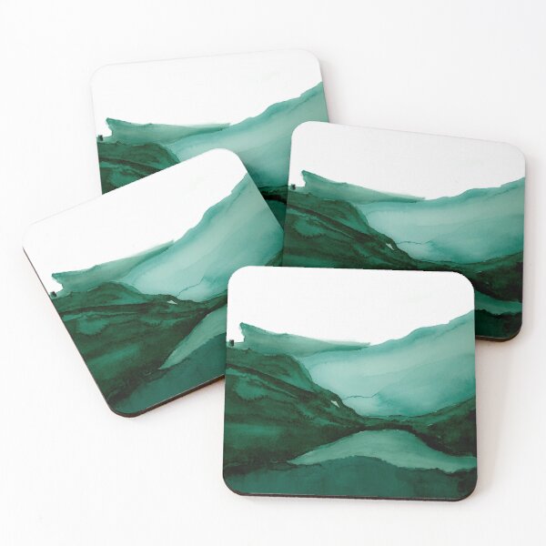 Item preview, green watercolor designed and sold by ElaSzczepaniak.