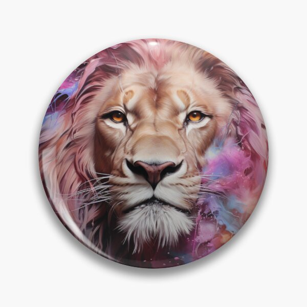 Item preview, lion, wild, feline, splash, watercolor designed and sold by MaraDigitalart.