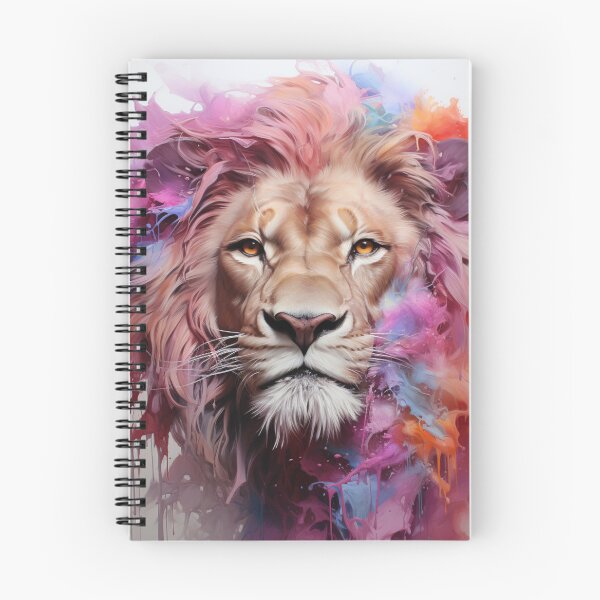 Item preview, lion, wild, feline, splash, watercolor designed and sold by MaraDigitalart.
