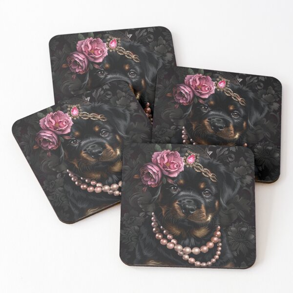 Item preview, Luxe Pearly Rottweiler designed and sold by Nocturne  Paws.