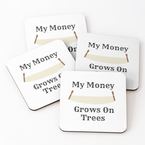 Item preview, My Money Grows On Trees Retro Funny Gifts For Arborists designed and sold by Heneket.