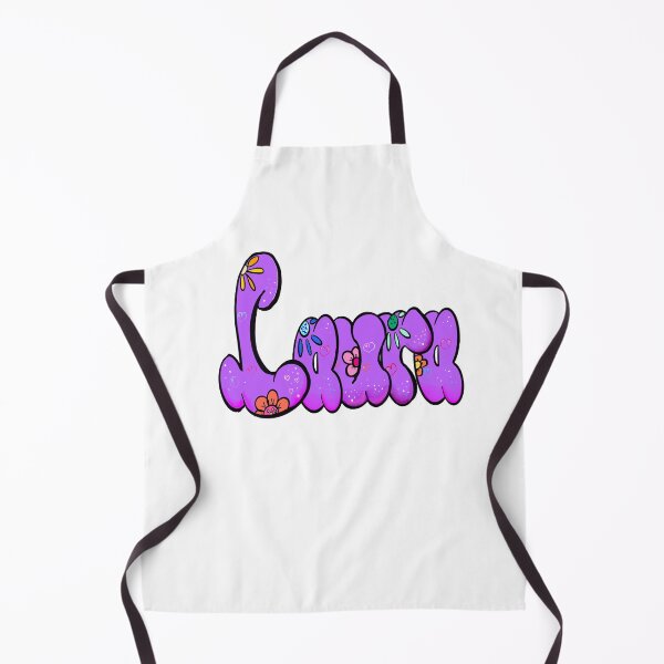 Item preview, Laura popular girls name woman women’s first name in purple calligraphy Laura designed and sold by Artonmytee.