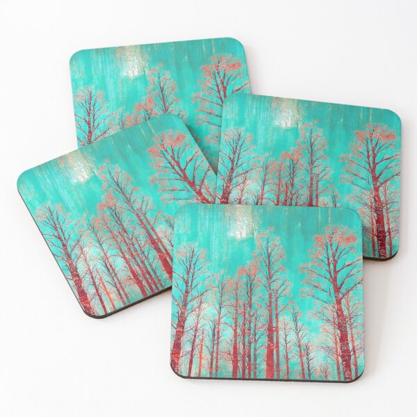 Item preview, Psychedelic forest - pink, green, bright color designed and sold by My-fake-places.