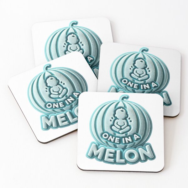 Item preview, One in a Melon Baby Announcement - Adorable Watermelon Themed Baby Announcement designed and sold by StyLeHi.