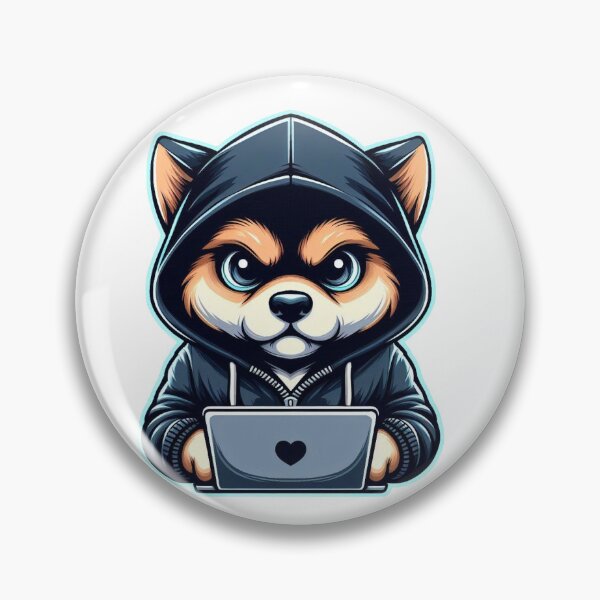 Item preview, hacker dog designed and sold by MahmodArt.