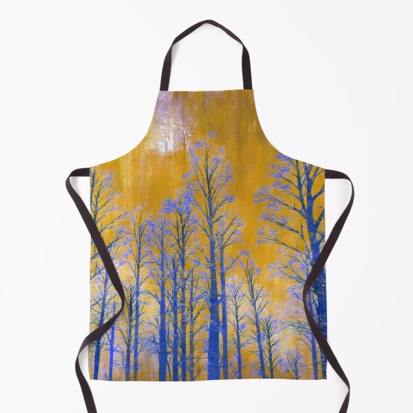 Item preview, Psychedelic forest - burnt sienna, navy blue, bright color designed and sold by My-fake-places.