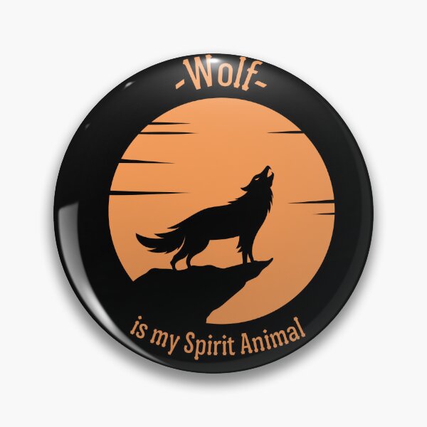 Item preview, Wolf motif - Wolf is my spirit animal, howling wolf designed and sold by CorvusLunaArt.