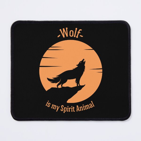 Item preview, Wolf motif - Wolf is my spirit animal, howling wolf designed and sold by CorvusLunaArt.