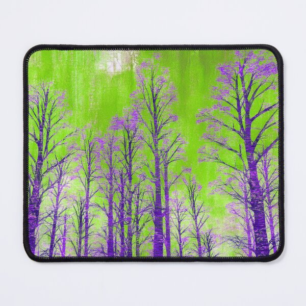 Item preview, Psychedelic forest - purple, green, bright color designed and sold by My-fake-places.