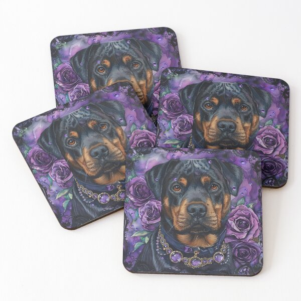 Item preview,  Watercolor Painting Rottweiler designed and sold by Nocturne  Paws.