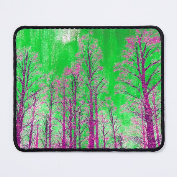 Item preview, Psychedelic forest - pink, green, bright color designed and sold by My-fake-places.