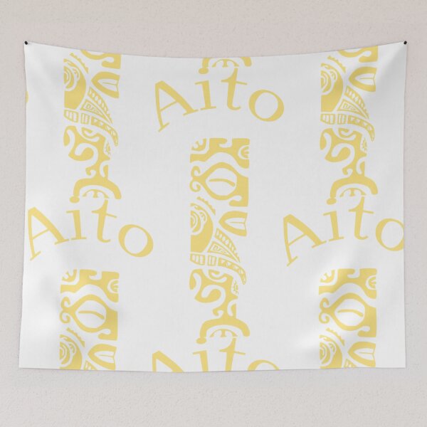 Item preview, TIKI AITO (peach) designed and sold by Nesian-Tahiti.