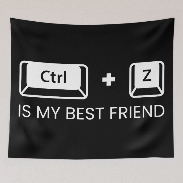 Item preview, Control + Z is my best friend designed and sold by T&C Finesse.