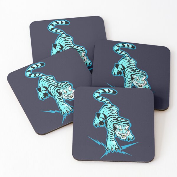 Item preview, Tiger and Lightning 2 (blue version) designed and sold by TomiAx.