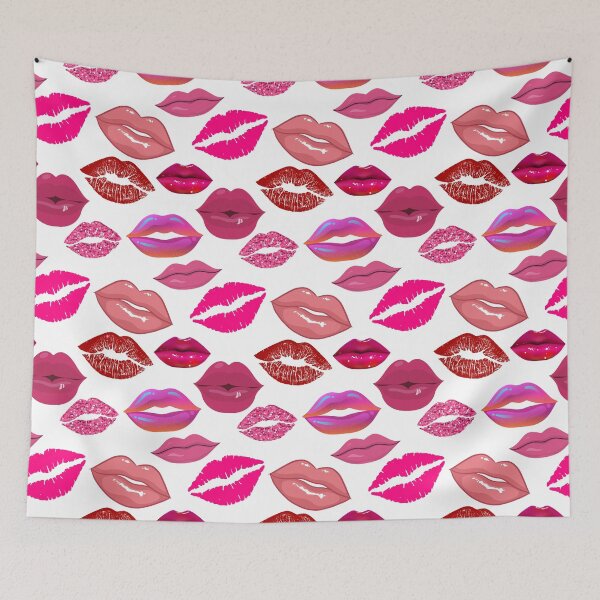 Item preview, Lots of lips, pink lips and red lips designed and sold by KraftyKandice.