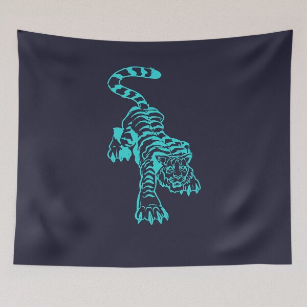 Item preview, Tiger (blue monochrome version) designed and sold by TomiAx.