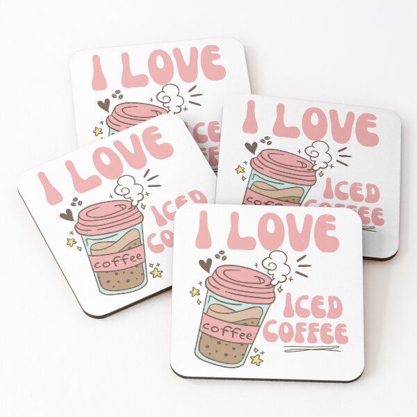 Item preview, I Love Iced Coffee Funny Coffee Lover designed and sold by thebest-2studio.