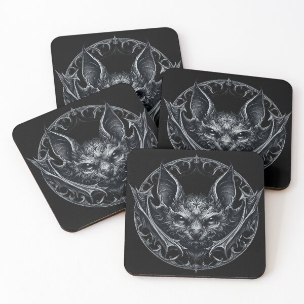 Item preview, Big ears Bat curly hair designed and sold by BatsAndRats.
