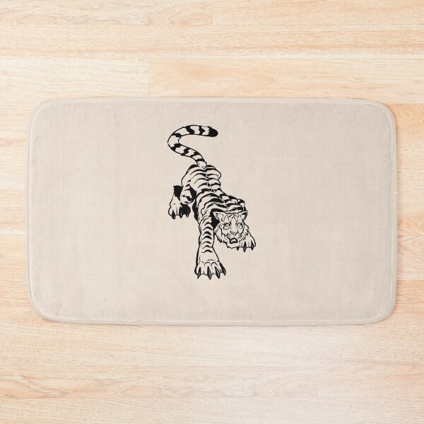 Item preview, Tiger (black monochrome version) designed and sold by TomiAx.