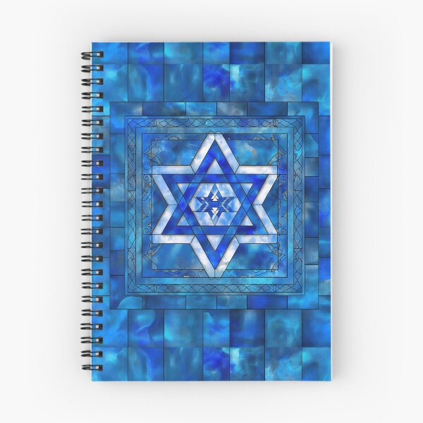 Item preview, Blue Star of David Mandala: Intricate Geometric Wall Art designed and sold by Magicifa.