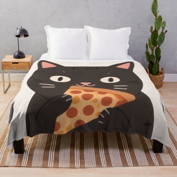 Item preview, Cute chubby funny kitty pizza lover. designed and sold by SaraSumi.