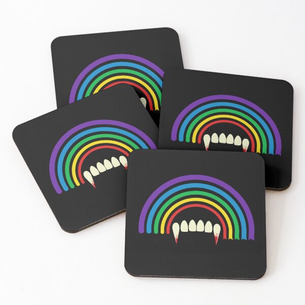 Item preview, Gay Vampire Rainbow | Vampire Teeth | Queer Horror Fan designed and sold by ProdbyNiECO.