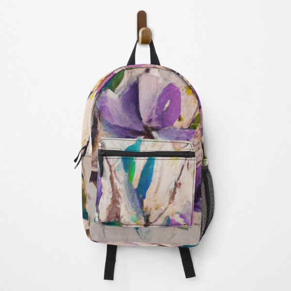 Item preview, Abstract oil painting technique. flowers, leaves. The future is stylish designed and sold by bvdesignart.