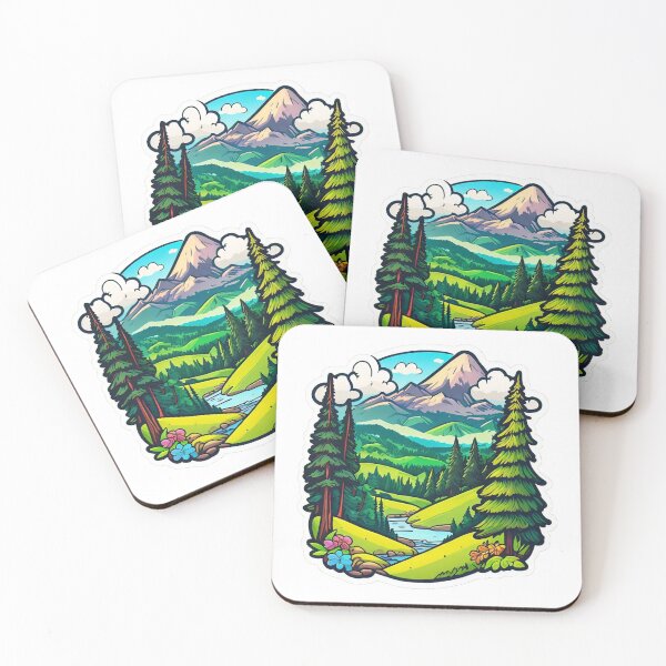 Item preview,  Forest Mountain Horizon designed and sold by alllyxispace.