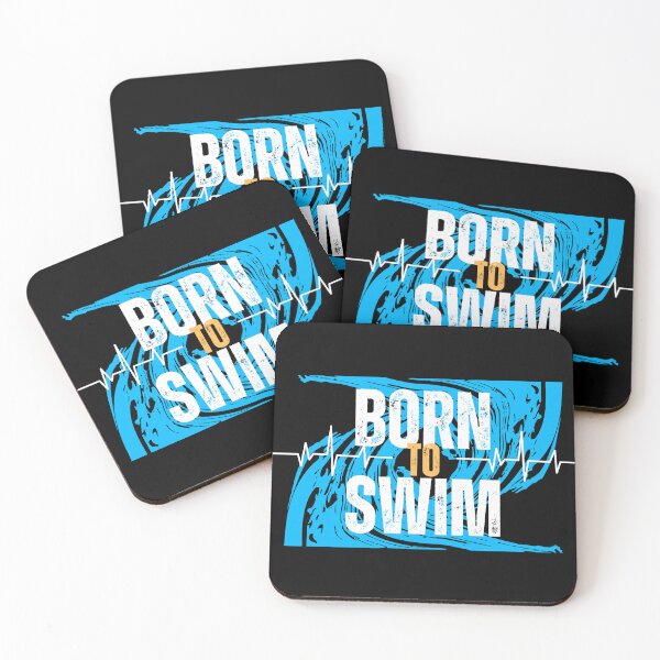 Item preview, Born to swim  designed and sold by CritterFish.