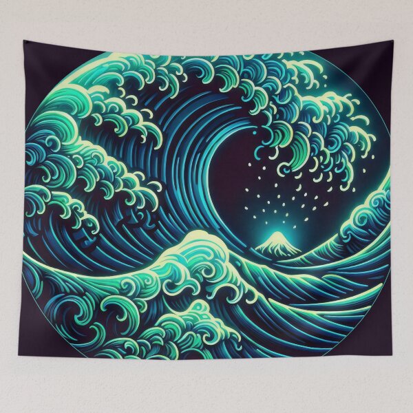 Item preview, Neon Wave of Bliss designed and sold by DD Design.