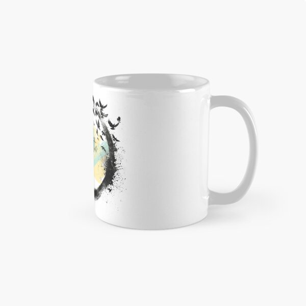 Item preview, Break the rules, logo with birds flying from a Moon designed and sold by Micapox.