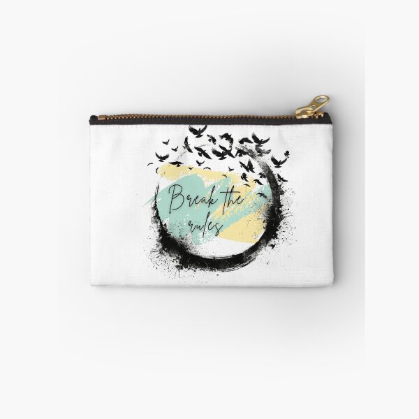 Item preview, Break the rules, logo with birds flying from a Moon designed and sold by Micapox.
