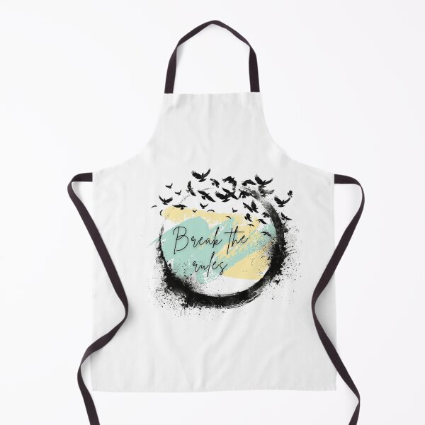 Item preview, Break the rules, logo with birds flying from a Moon designed and sold by Micapox.